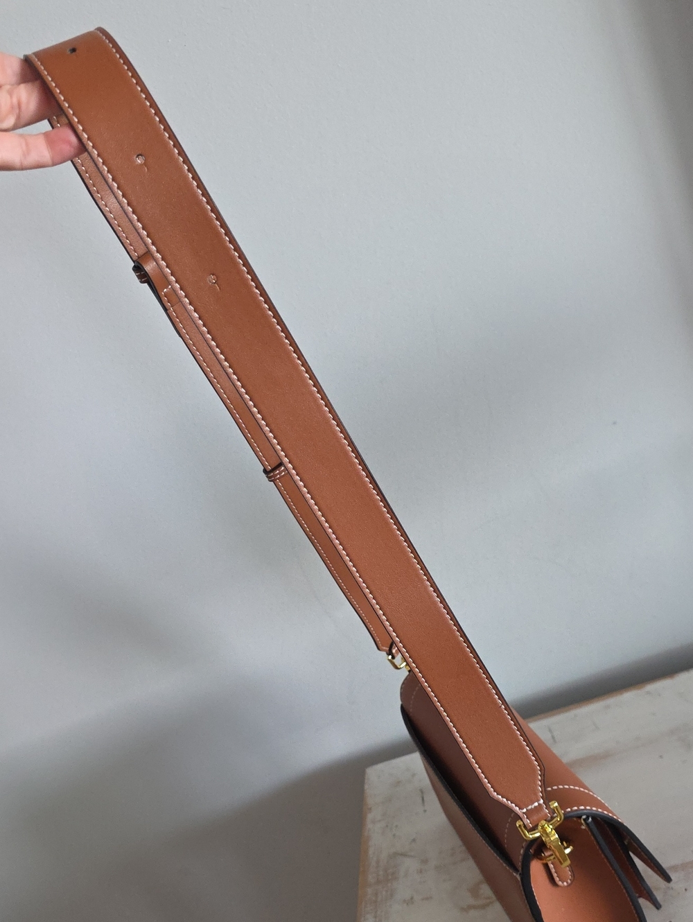 Aallyn Ingrid Shoulder Bag In Cognac - Picture 10 of 13